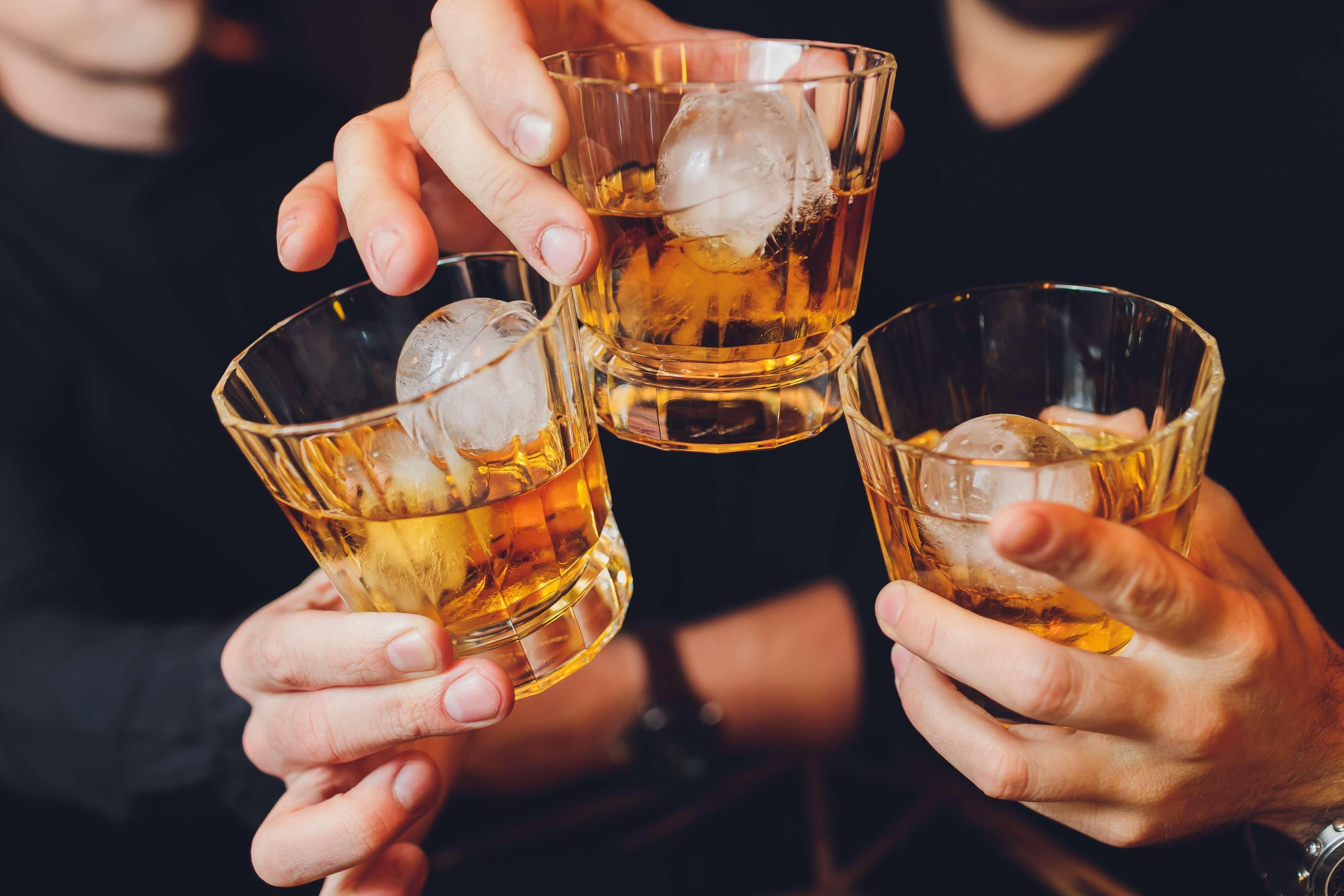 drinks with alcohol