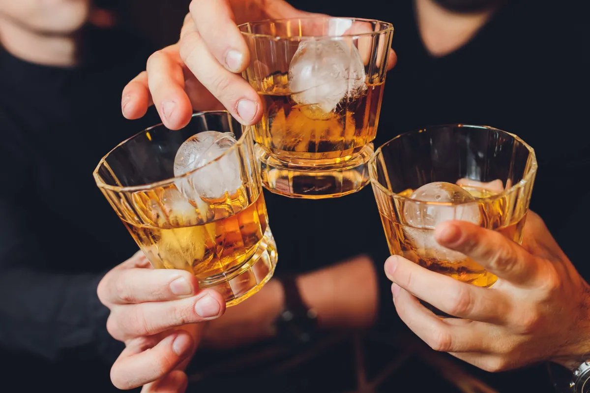 drinks with alcohol