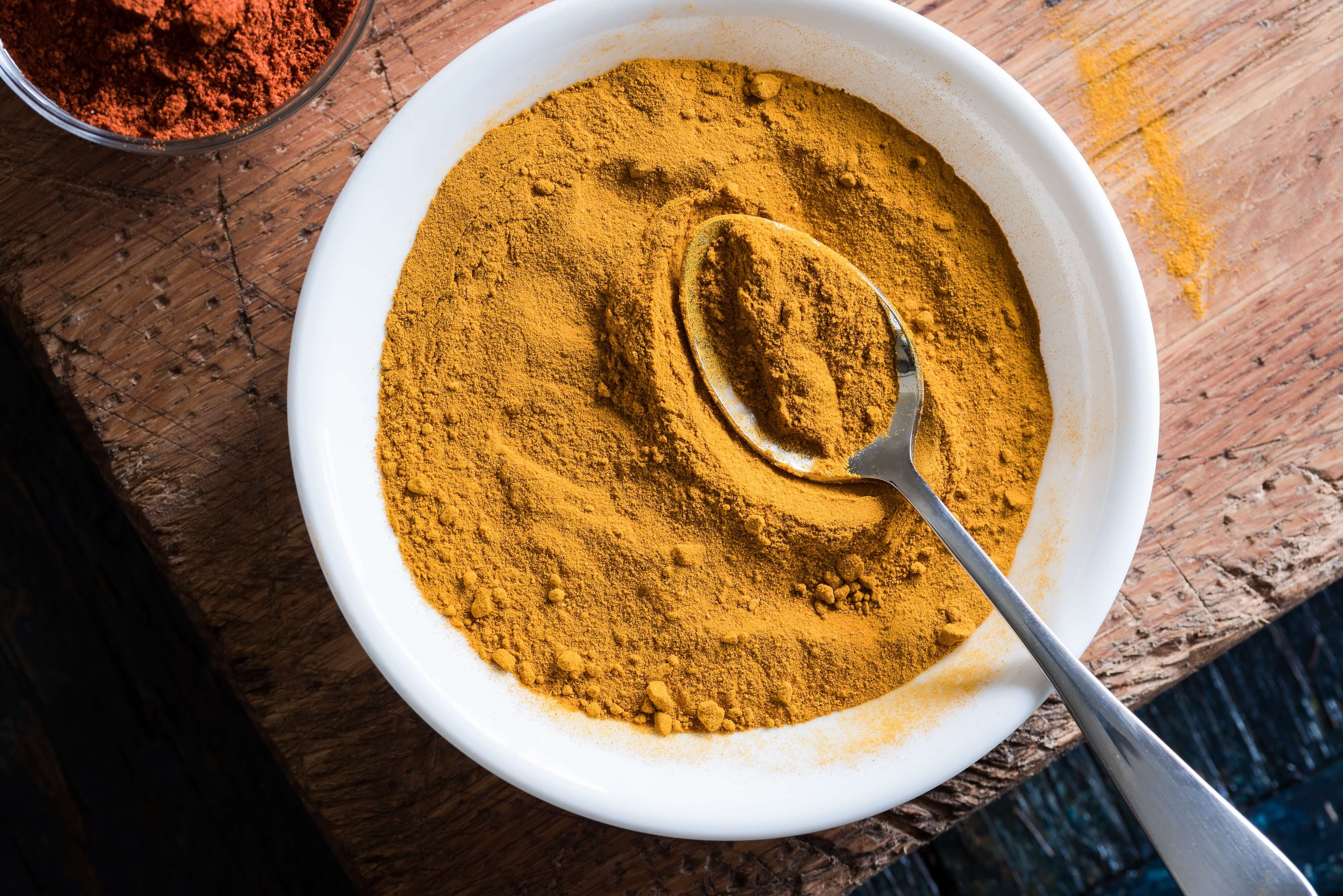 turmeric powder in a bowl