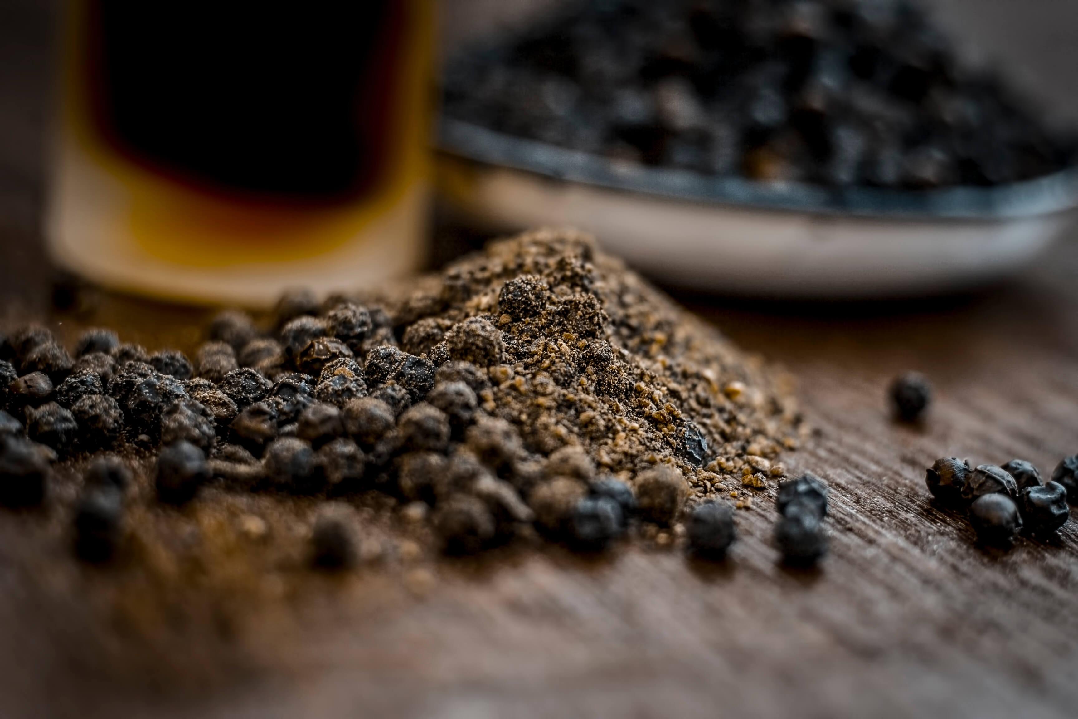 pepper corns crushed