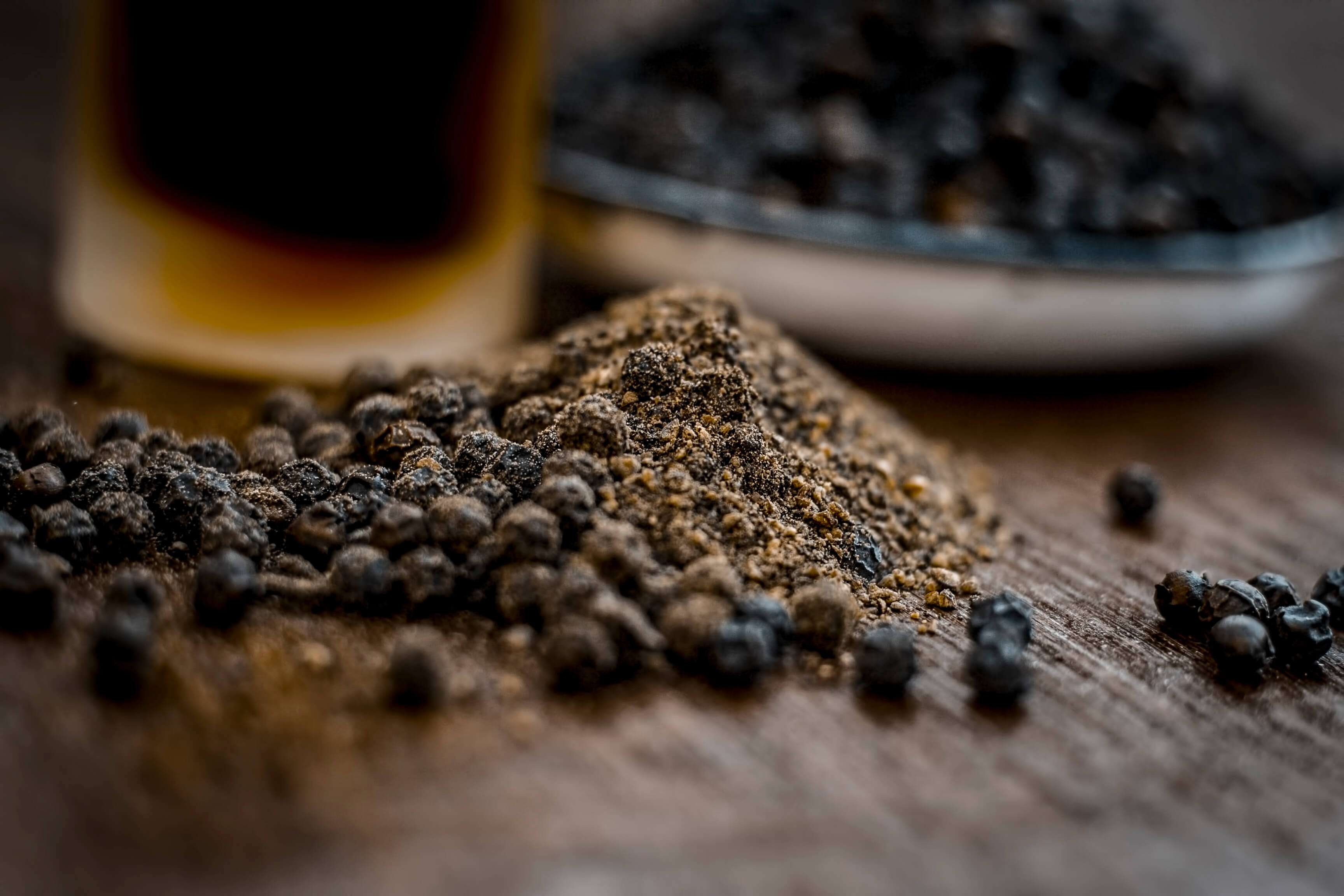 pepper corns crushed